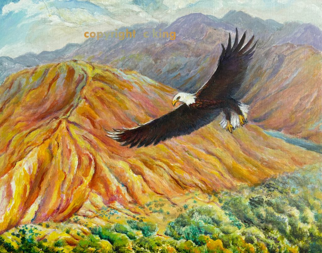 Eagle painting2nd copy with copyright